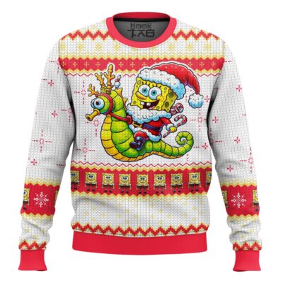 The Spongebob Claus Christmas Uggly Sweater