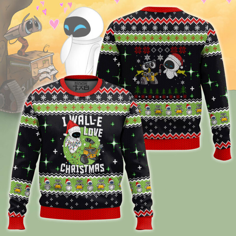 Wall-E Love Christmas Ugly Christmas Sweater