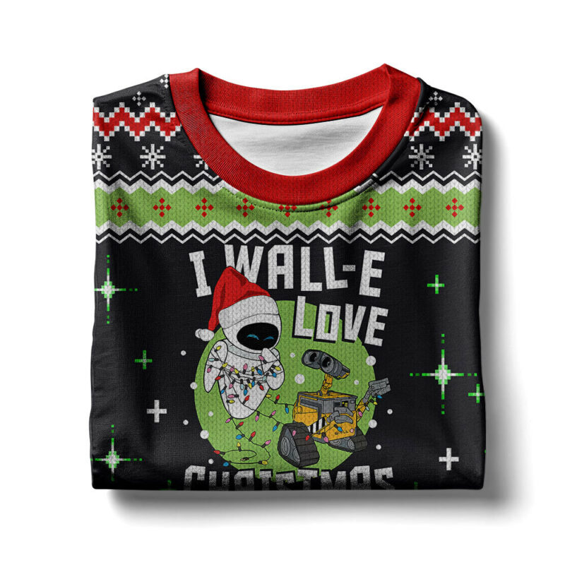 Wall-E Love Christmas Ugly Christmas Sweater