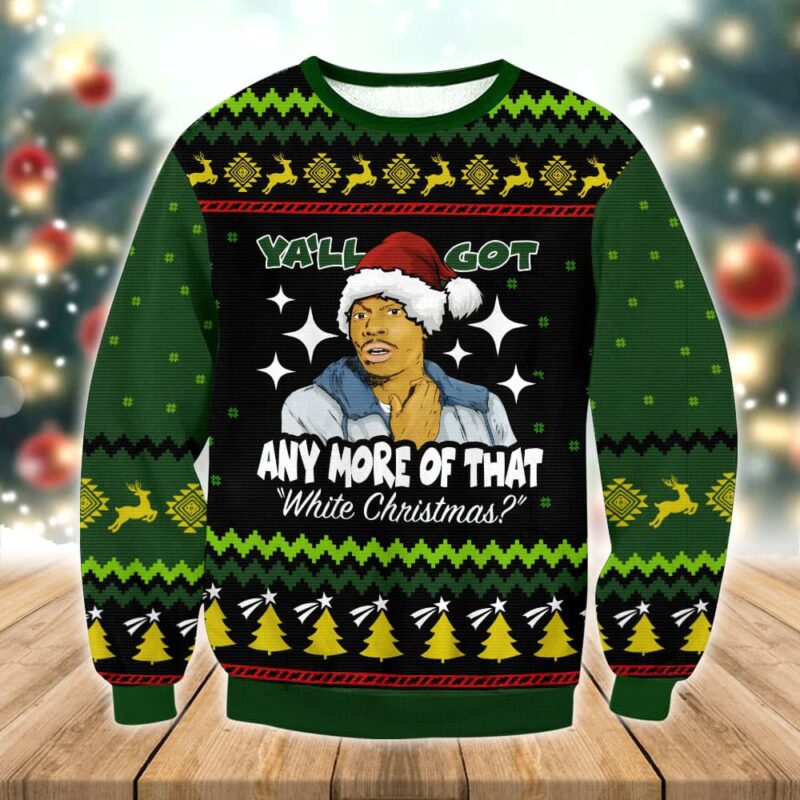 Funny White Christmas Ugly Sweater