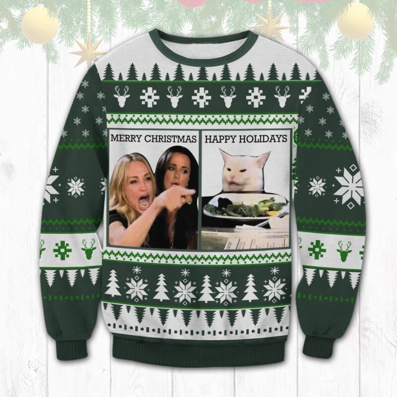 Cat Meme Christmas Ugly Sweater XM160923DHN12DKD