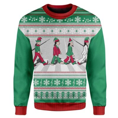 Custom T-shirt - Long Sleeves Ugly Christmas Christmas Sweater Jumper