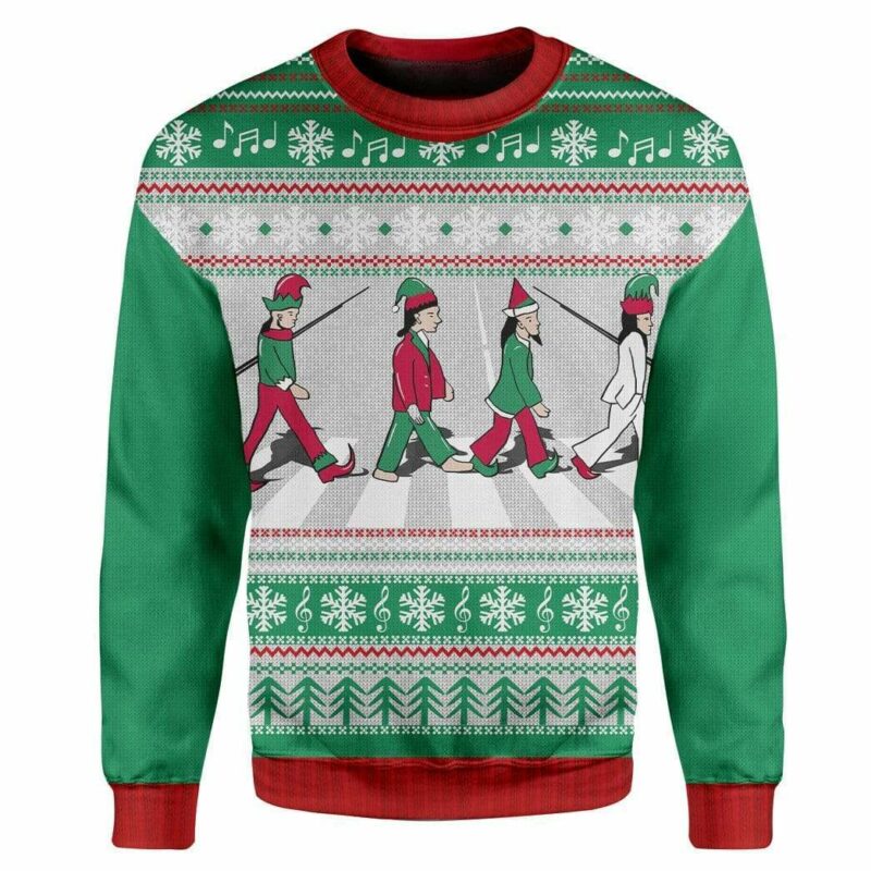 Custom T-shirt - Long Sleeves Ugly Christmas Christmas Sweater Jumper