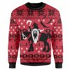 Custom T-shirt - Long Sleeves Ugly Christmas Death Dealer Christmas Sweater Jumper