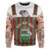 Custom T-shirt - Long Sleeves Ugly Christmas Santa Sweater Jumper