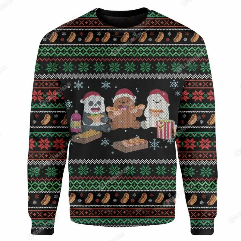 Custom Ugly Bear Christmas Sweater Jumper