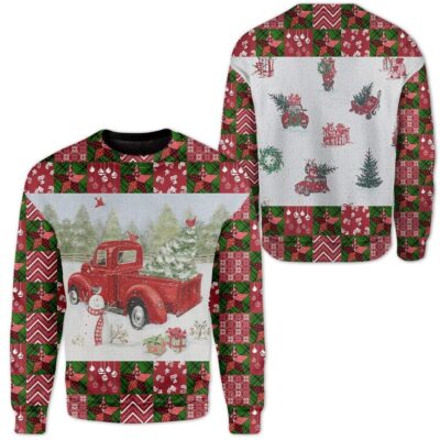 Custom Ugly Christmas Car Sweater Jumper