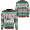 Custom Ugly Christmas Road Sweater Jumper