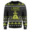 Custom Ugly I Want To Believe Christmas Sweater Jumper