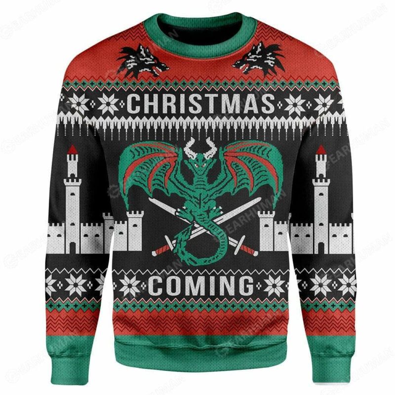 Custom Ugly Is Coming Christmas Sweater Jumper