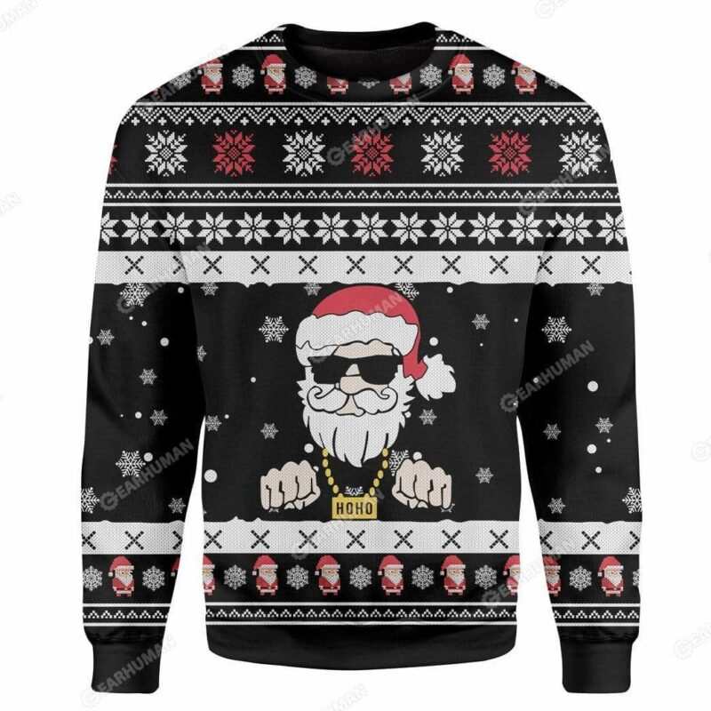 Custom Ugly Santa Christmas Sweater Jumper