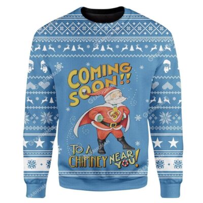 Custom Ugly Santa Christmas Sweater Jumper