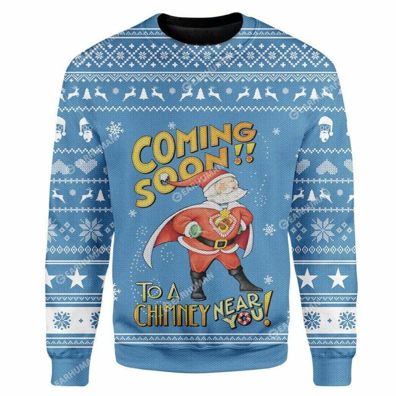 Custom Ugly Santa Christmas Sweater Jumper