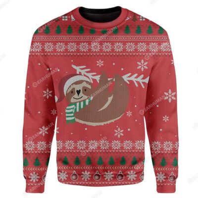 Custom Ugly Sloth Christmas Sweater Jumper