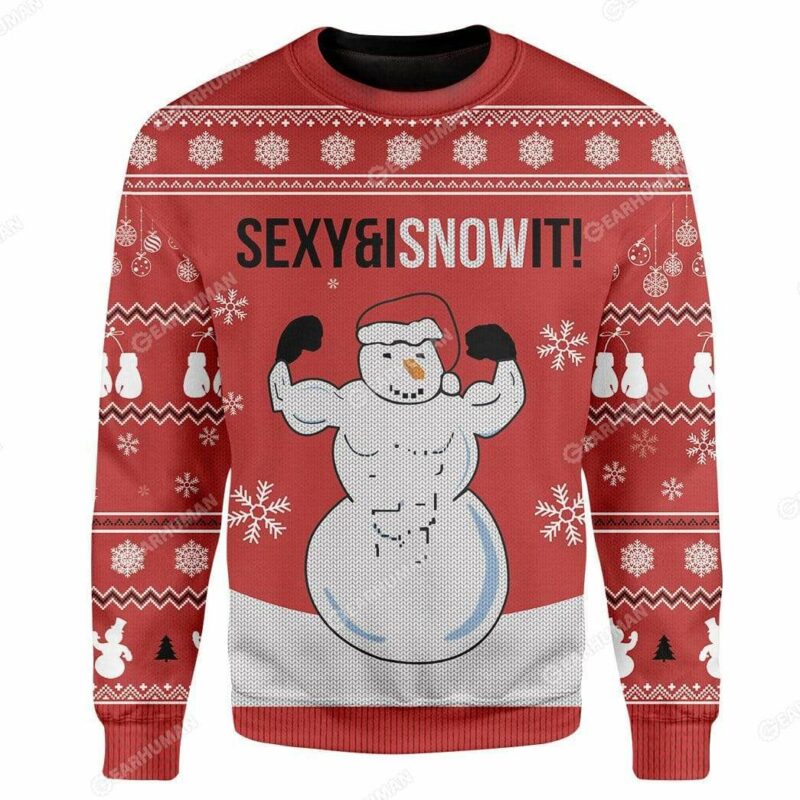 Custom Ugly Snowman Christmas Sweater Jumper