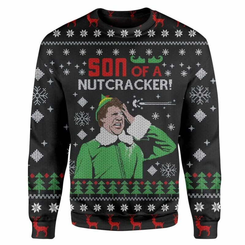 Custom Ugly Son Of A Nutcracker Christmas Sweater Jumper