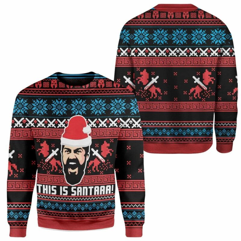 Custom Ugly This Is Sata Christmas Sweater Jumper