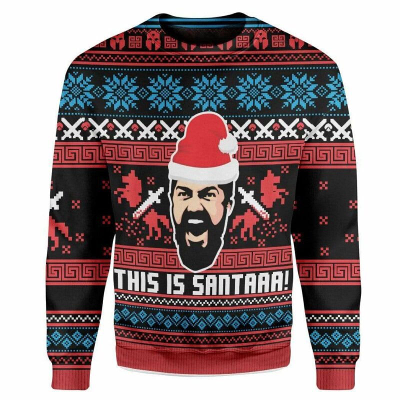 Custom Ugly This Is Sata Christmas Sweater Jumper