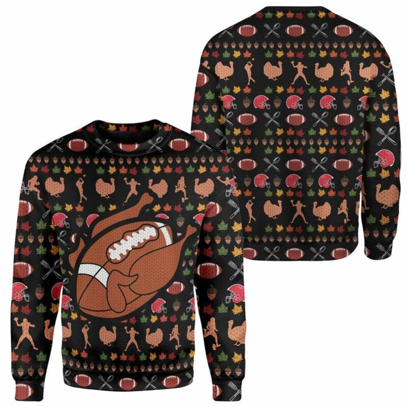 Custom Ugly Turkey Christmas Sweater Jumper