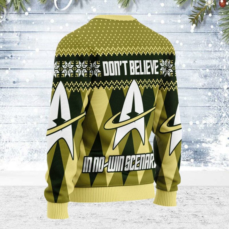 Don't Believe In No-Win Scenarios Christmas Sweater