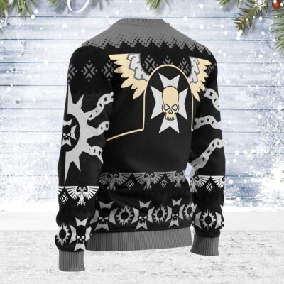 Black Templars Iconic Ugly Christmas Sweater