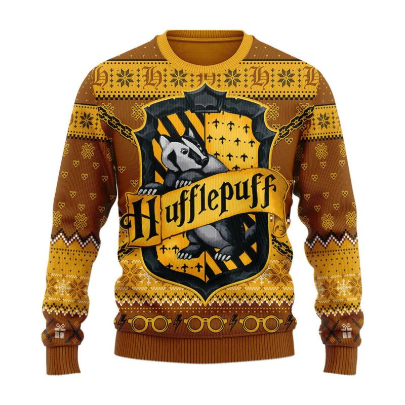 Ho Ho Hufflepuff Christmas Sweater