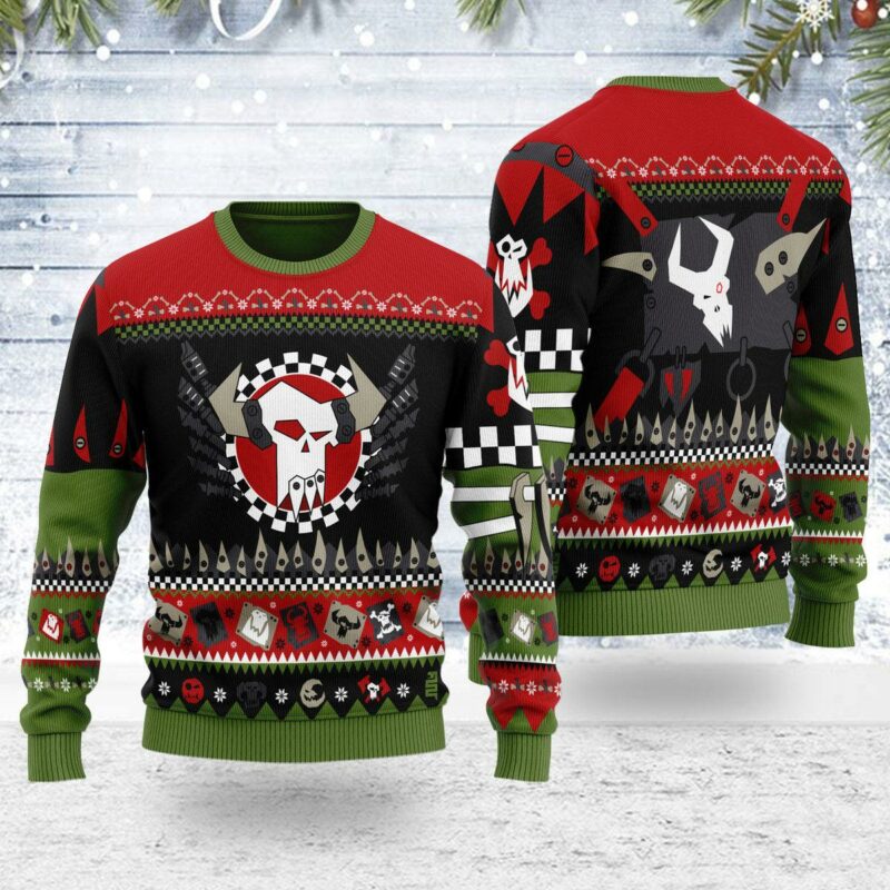 Orks Iconic Ugly Christmas Sweater