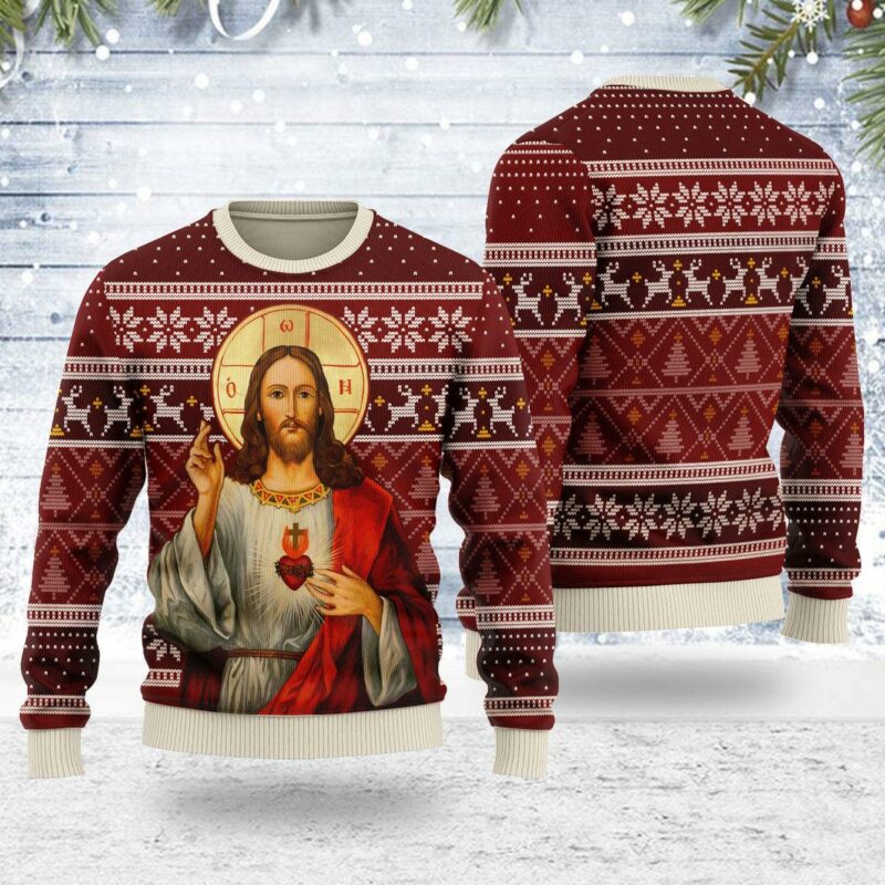 Orthodox Jesus Christmas Sweater