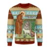 Saint Francis and The Animals Christmas Sweater