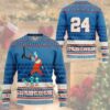 3D 24 KB Santa Claus Basketball Christmas Ugly Sweater