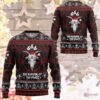 3D 666 The Number Of The Feast Ugly Christmas Sweater Custom Sweatshirt Apparel