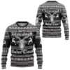 3D Antichristmas Satan Claus Ugly Christmas Sweater Custom Sweatshirt Apparel