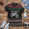 3D Biker Dad Braaap Ugly Christmas Sweater Tshirt Hoodie Apparel