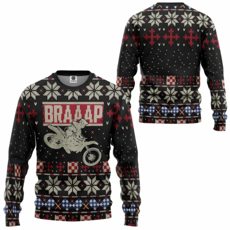 3D Braaap Ugly Christmas Sweater