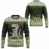 3D Christmas Dino Ugly Sweater