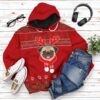 3D Christmas Pug Dog Ugly Sweater Custom Hoodie Apparel