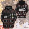 3D Firefighter FIRE DEPT Ugly Christmas Sweater Custom Hoodie Apparel