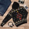 3D Firefighter Truck Tree Ugly Christmas Sweater Custom Hoodie Apparel