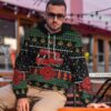 3D Firefighter Truck Ugly Christmas Sweater Custom Hoodie Apparel