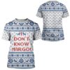 3D I Dont Know Margo National Lampoons Christmas Vacation Ugly Sweater Custom Tshirt Hoodie Apparel