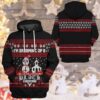 3D Im Dreaming Of A Black Christmas Ugly Christmas Sweater Custom Hoodie Apparel