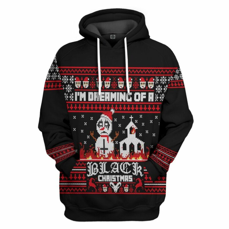 3D Im Dreaming Of A Black Christmas Custom Hoodie Apparel