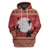 3D Ninja Ugly Christmas Sweater Custom Hoodie Apparel