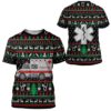 3D Paramedic Logo Ambulance Ugly Christmas Sweater Custom Tshirt Apparel