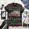 3D Paramedic Logo Ambulance Ugly Christmas Sweater Custom Tshirt Apparel