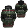 3D Quarantini Ugly Christmas Sweater Custom Tshirt Hoodie Apparel