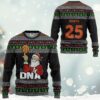 3D Santa Claus 25 Basketball Christmas Ugly Sweater Custom Tshirt Hoodie Apparel