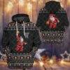 3D Santa Claus Basketball Xmas Ugly Sweater Custom Tshirt Hoodie Apparel