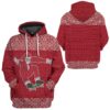 3D Santa Claus Jolly Ugly Sweater Custom Hoodie Apparel