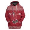 3D Santa Claus Jolly Ugly Sweater Custom Hoodie Apparel